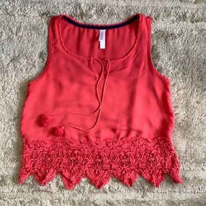 Coral top